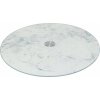 5five Simply Smart 5five Simply Smart Sklenený otočný servírovací podnos White Marble (fi) 32 cm 5five Simply Smart 5five Simply Smart Sklenený otočný servírovací podnos White Marble (fi) 32 cm