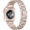 eses Kovový luxusný remienok pre Apple Watch - Piesková zlatá 42mm, 44mm, 45mm, 49mm eses Kovový luxusný remienok pre Apple Watch - Piesková zlatá 42mm, 44mm, 45mm, 49mm