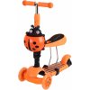 DETSKÁ KOLOBEŽKA 2V1 LIENKA SO SVIETIACIMI LED KOLESAMI ORANŽOVÁ DETSKÁ KOLOBEŽKA 2V1 LIENKA SO SVIETIACIMI LED KOLESAMI ORANŽOVÁ