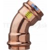 Medený oblúk 45° FF 42 voda/plyn Medený oblúk 45° FF 42 voda/plyn