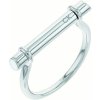 Calvin Klein oceľový prsteň Elongated Linear 35000022