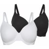 esmara® Dámska podprsenka Xxl, 2 kusy 85D, čierna/biela (100358809) esmara® Dámska podprsenka Xxl, 2 kusy 85D, čierna/biela (100358809)