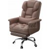 R8 Home 8515 Manažérska stolička Luxor s podnožkou hnedá R8 Home 8515 Manažérska stolička Luxor s podnožkou hnedá