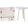 Skladací okrúhly stôl 41 cm biely Skladací okrúhly stôl 41 cm biely