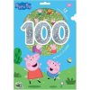 100 metalických samolepek s omalovánkovými listy Prasátko Peppa