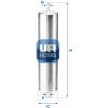 UFI Palivový filter 31.838.00 UFI Palivový filter 31.838.00