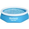 Nafukovací bazén Fast Set, kartušová filtrácia, 2,44m x 61cm, 102457450 Nafukovací bazén Fast Set, kartušová filtrácia, 2,44m x 61cm, 102457450