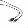 Gembird CC-USB2-AMLM-1M USB 2.0 Lightning (IP5 a vyšší) nabíjecí a synchronizační, 1m, černý Gembird CC-USB2-AMLM-1M USB 2.0 Lightning (IP5 a vyšší) nabíjecí a synchronizační, 1m, černý