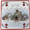 Mondo Italia Vianočný gobelínový obrus na stôl Betlehem 90x90 cm Chenille IT013 90x90 cm Viacfarebná Mondo Italia Vianočný gobelínový obrus na stôl Betlehem 90x90 cm Chenille IT013 90x90 cm Viacfarebná