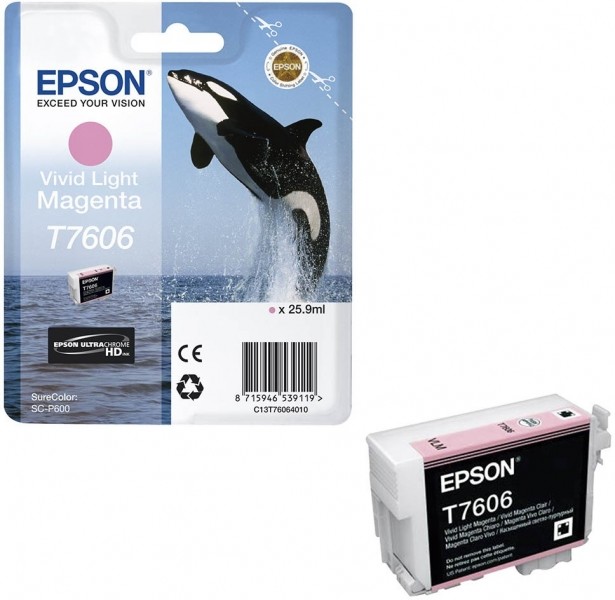 Epson T7606 Vivid Light Magenta - originálny
