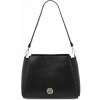 Kožená kabelka na rameno Abby Tuscany Leather Farba: Čierna Kožená kabelka na rameno Abby Tuscany Leather Farba: Čierna