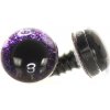 Oči třpytivé fialové 16 mm Oči třpytivé fialové 16 mm