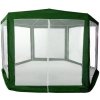 MultiGarden Komerčný záhradný pavilónový stan 2x2x2 m s moskytiérou - zelená MultiGarden MultiGarden Komerčný záhradný pavilónový stan 2x2x2 m s moskytiérou - zelená MultiGarden