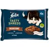 Felix Tasty Shreds Krmivo pre dospelé mačky morka kačica v omáčke 4x 80 g Felix Tasty Shreds Krmivo pre dospelé mačky morka kačica v omáčke 4x 80 g