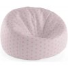Sablio Sedací vak Cocoon Ružové bodky - 75 x 45 x 35 cm Sablio Sedací vak Cocoon Ružové bodky - 75 x 45 x 35 cm