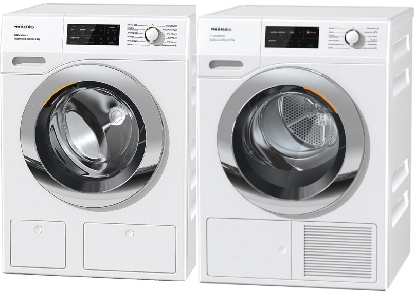 Set Miele WEI875 WPS PWash&TDos&9kg + TEL795WP EcoSpeed&Steam&9kg