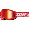 Okuliare 100 % Strata 2 Junior Red mirror Okuliare 100 % Strata 2 Junior Red mirror