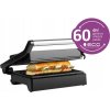 Sendvičovač ECG S 3070 Panini Power strieborný/sivý 1500 W Sendvičovač ECG S 3070 Panini Power strieborný/sivý 1500 W