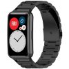 eses Kovový remienok pre Huawei Watch Fit a Huawei Watch Fit New - Čierny eses Kovový remienok pre Huawei Watch Fit a Huawei Watch Fit New - Čierny