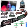 LEAN Toys 27913 Parný vlak 620B parný vlak so svetlami zvukmi a dymom