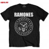 Tričko metal Rock Off Ramones Presidential Seal čierna Tričko metal Rock Off Ramones Presidential Seal čierna