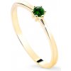 Cutie Diamonds Minimalistický prsteň zo žltého zlata so smaragdom DZ8011-SM-X-1 57 mm Cutie Diamonds Minimalistický prsteň zo žltého zlata so smaragdom DZ8011-SM-X-1 57 mm