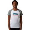 Dámské tričko Fox Barb Wire Raglan Tee - White vel. S Dámské tričko Fox Barb Wire Raglan Tee - White vel. S