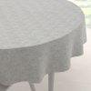 Biante Dekoračný okrúhly obrus PML-118 Sivá režná Ø 140 cm Biante Dekoračný okrúhly obrus PML-118 Sivá režná Ø 140 cm