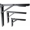 sklopná polohovacia konzola pod stoly, čierna,ks, 300x215mm sklopná polohovacia konzola pod stoly, čierna,ks, 300x215mm