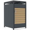 G21 68x117x80 cm, antracitový s dekorom dreva G21 68x117x80 cm, antracitový s dekorom dreva