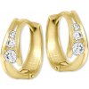 Soliter Zlaté náušnice krúžky so zirkónmi 239 001 00800 Soliter Zlaté náušnice krúžky so zirkónmi 239 001 00800