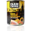 Farm fresh konzerva pre psov kura, losos a zemiaky 800g Farm fresh konzerva pre psov kura, losos a zemiaky 800g