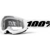 STRATA 2, 100% brýle bílé, čiré plexi, dětské STRATA 2, 100% brýle bílé, čiré plexi, dětské