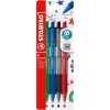 STABILO pointball colorful, modré, čierne, červené a zelené – súprava 4 ks STABILO pointball colorful, modré, čierne, červené a zelené – súprava 4 ks