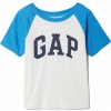 Detské tričko GAP, LOGO RAGLAN biela,modrá,tmavo modrá 3Y Detské tričko GAP, LOGO RAGLAN biela,modrá,tmavo modrá 3Y