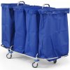 Polyesterový vak pre vozíky, 740 x 1050 mm, 120 l, modrá Polyesterový vak pre vozíky, 740 x 1050 mm, 120 l, modrá