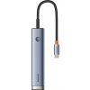 5portový HUB AIR Baseus řady UltraJoy Type-C - HDMI, USB3.0x2, PD, RJ45 (šedý) 5portový HUB AIR Baseus řady UltraJoy Type-C - HDMI, USB3.0x2, PD, RJ45 (šedý)