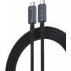 Devia kábel USB 4.0 Extreme Speed Series 240W 8K 60Hz Cable 1m - Black 6938595399688 Devia kábel USB 4.0 Extreme Speed Series 240W 8K 60Hz Cable 1m - Black 6938595399688