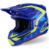 ALPINESTARS prilba SM7 DEED modrá/žltá fluo 2026 - L ALPINESTARS prilba SM7 DEED modrá/žltá fluo 2026 - L