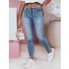 Dámske džínsy skinny vyšší pás DERMIX Dstreet UY2394 Farba: modrá - svetlo, Veľkosť: M Dámske džínsy skinny vyšší pás DERMIX Dstreet UY2394 Farba: modrá - svetlo, Veľkosť: M