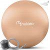 nukido Tehotenská fitness lopta na aerobik 65 cm + pumpa Neo Sport NS-951- béžová nukido Tehotenská fitness lopta na aerobik 65 cm + pumpa Neo Sport NS-951- béžová