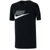 NIKE Chlapč. tričko B Nsw Tee Futura Ico Farba: čierna, Veľkosť: S