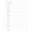 Filofax Plánovanie jedla náplň A5 diárov