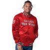 Starter Pánská Oboustranná bunda Detroit Red Wings NHL The CLOSER Reversible Varsity Satin Jacket Velikost: L Starter Pánská Oboustranná bunda Detroit Red Wings NHL The CLOSER Reversible Varsity Satin Jacket Velikost: L