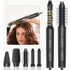 5 v 1 Sušič Vlasov Kulma Kefa na Vlasy Rotačná Ionizácia Sada 5 v 1 Sušič Vlasov Kulma Kefa na Vlasy Rotačná Ionizácia Sada