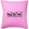 Periodická tabulka - Nasrat - Vankúš 50x50 - 50x50 - Iba poťah ( Ružová ) Periodická tabulka - Nasrat - Vankúš 50x50 - 50x50 - Iba poťah ( Ružová )