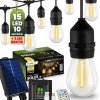 Solárna záhrada Girland 15x LED dekoratívne žiarovky 10m + PILOT IP65 2700K, teplá biela SOLLIS LUMILED Solárna záhrada Girland 15x LED dekoratívne žiarovky 10m + PILOT IP65 2700K, teplá biela SOLLIS LUMILED