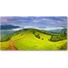 Foto obraz akrylový na stenu Zelené pahorky 100x50 cm Foto obraz akrylový na stenu Zelené pahorky 100x50 cm