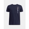 Under Armour Boys' T-shirt UA B Portal Logo SS Boys modrá