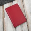 Paolo Peruzzi Elegantné kožené puzdro na karty s RFID červená KV-05-RD